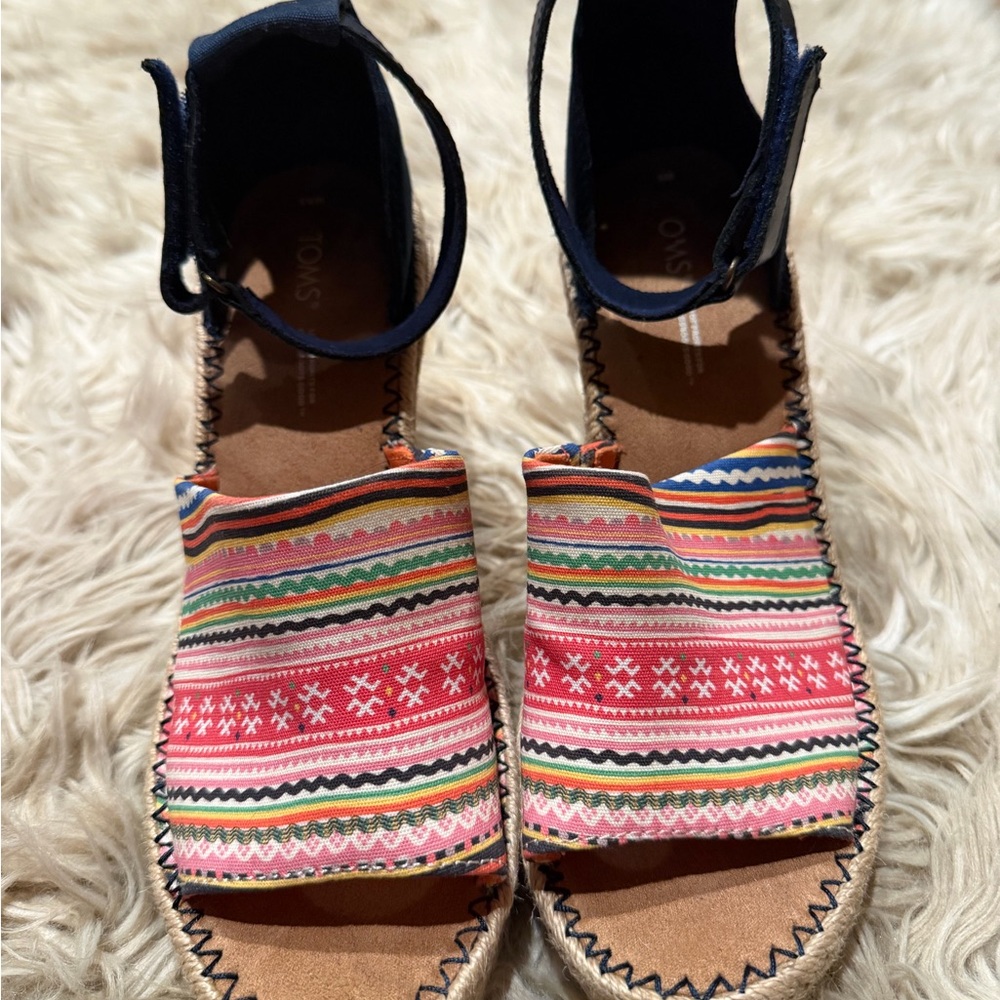 TOMS Women's Colorful Striped Espadrilles